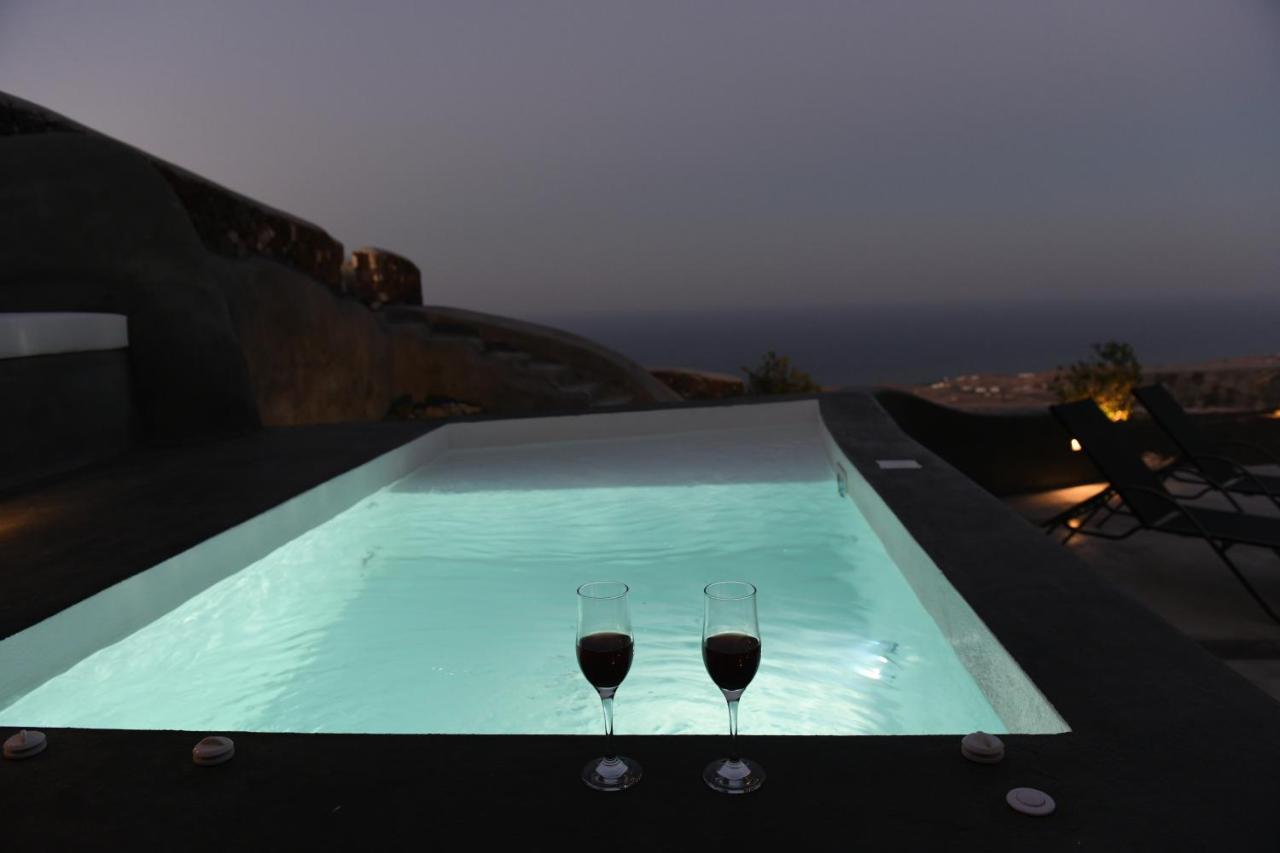 Luxe Efis Home Sea View 4 Villas & 4 Prive Jacuzzi Imerovigli  Exterior foto
