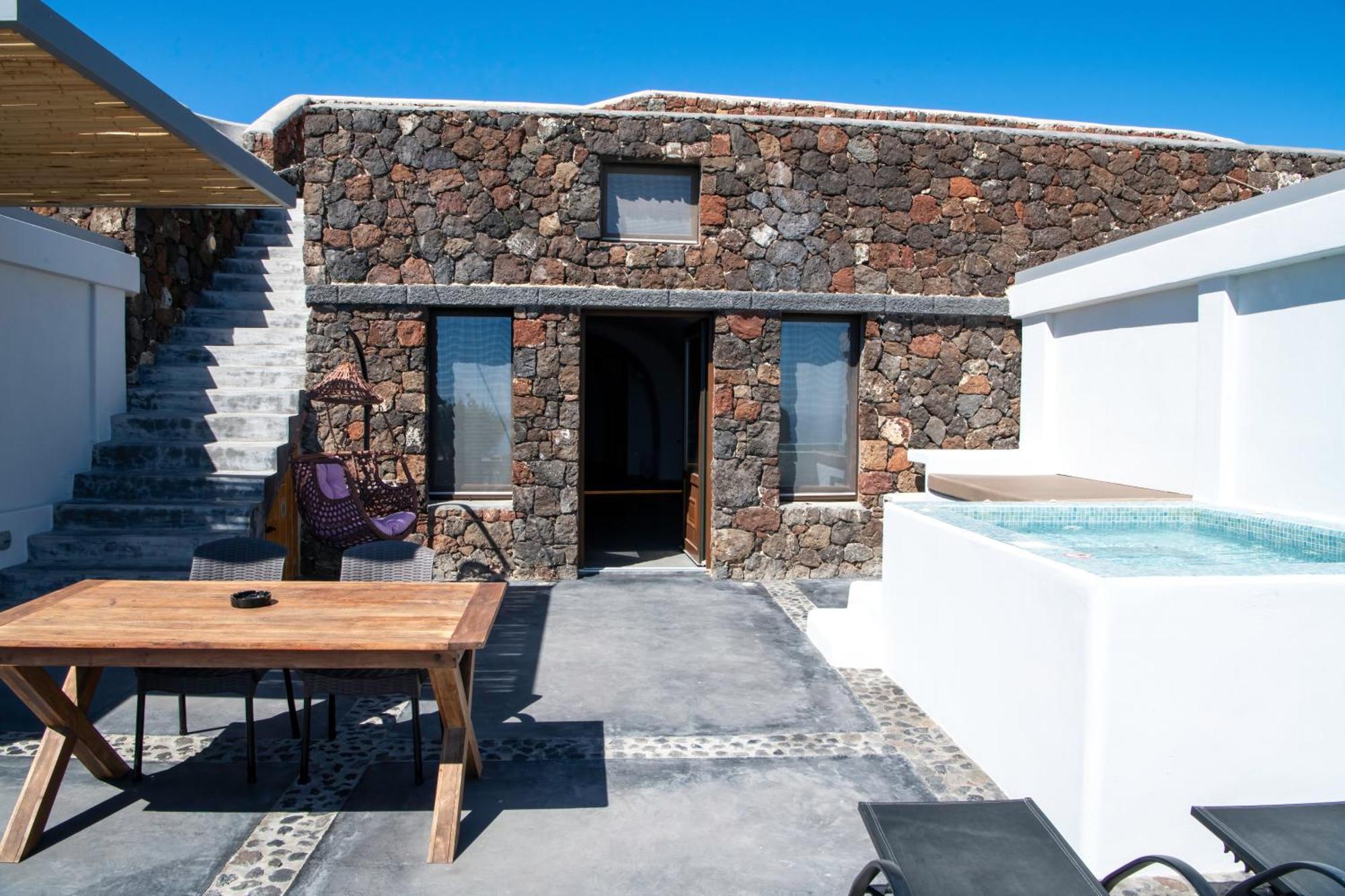 Luxe Efis Home Sea View 4 Villas & 4 Prive Jacuzzi Imerovigli  Exterior foto