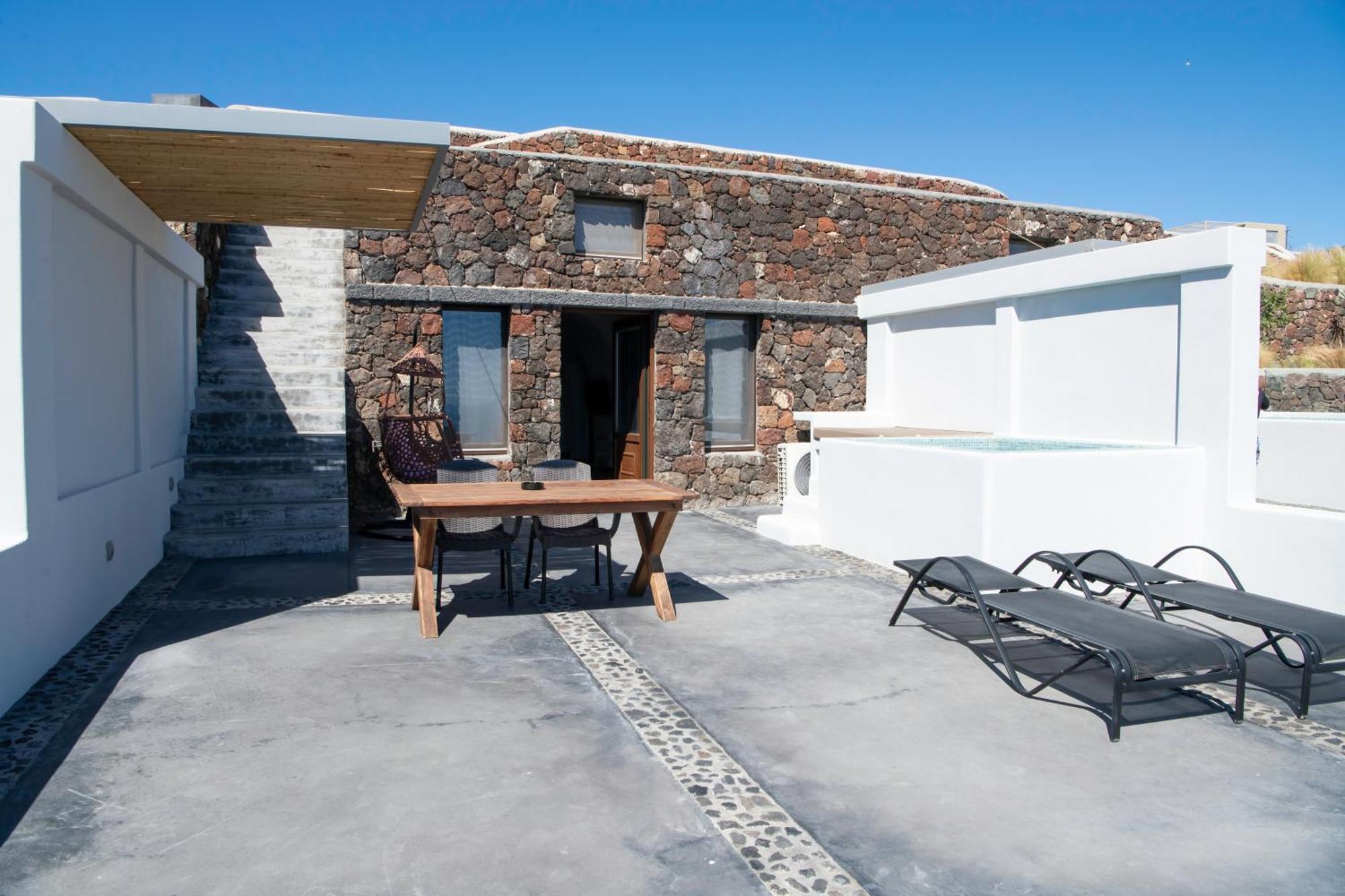 Luxe Efis Home Sea View 4 Villas & 4 Prive Jacuzzi Imerovigli  Exterior foto